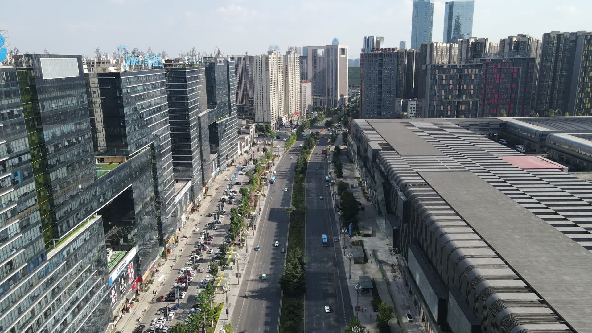 贵阳国际会展中心航拍视频的预览图