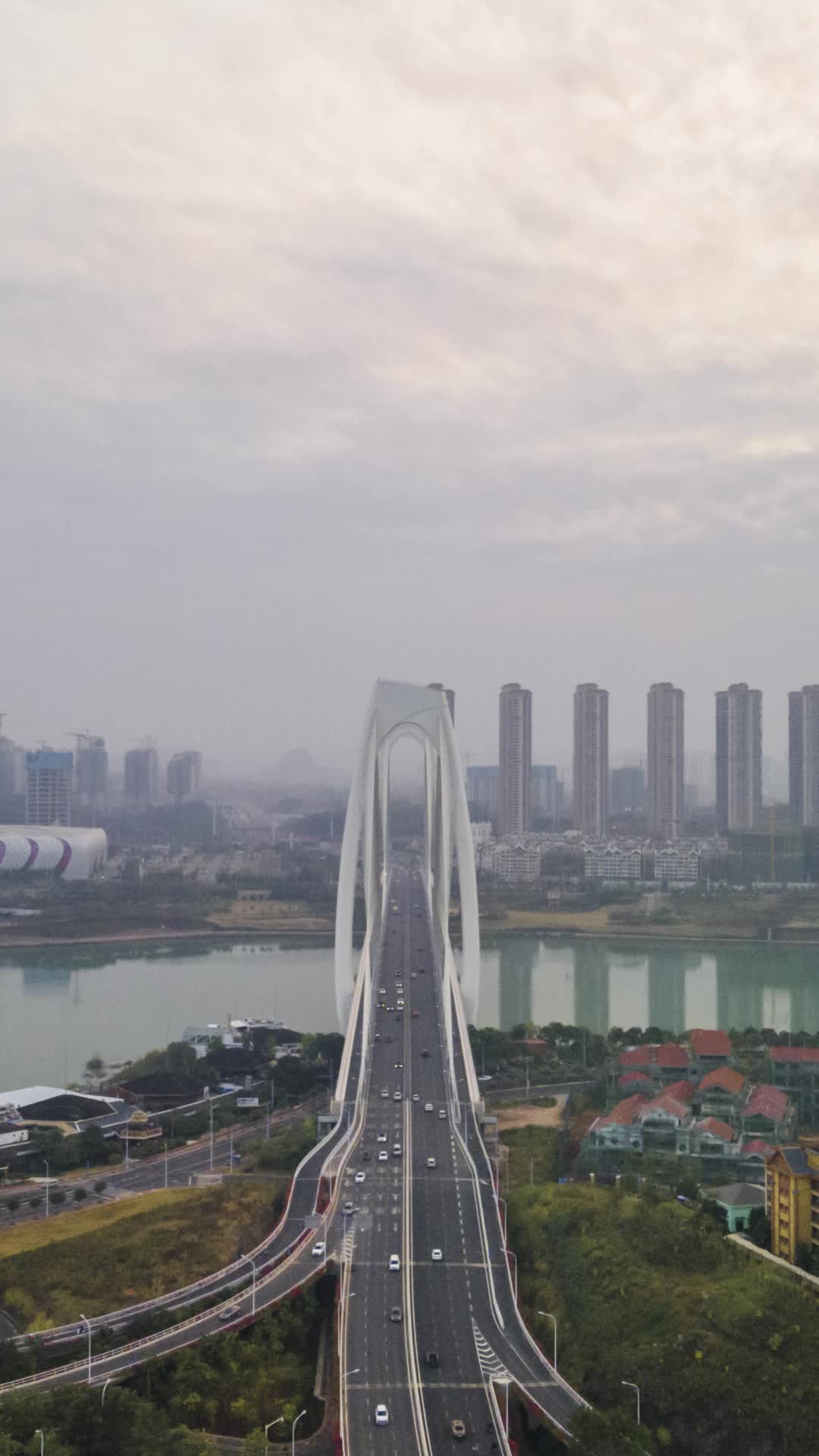 航拍南宁青山大桥视频的预览图