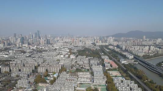 航拍江苏南京城市全景视频的预览图