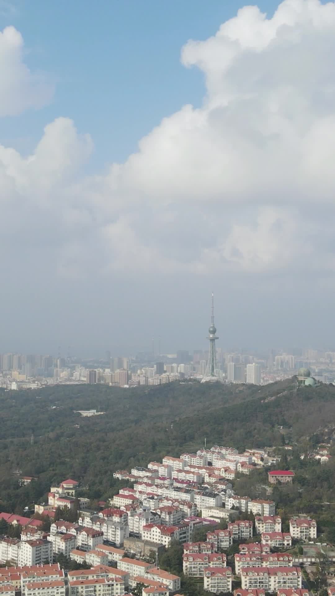 山东青岛城市风光竖屏航拍视频的预览图