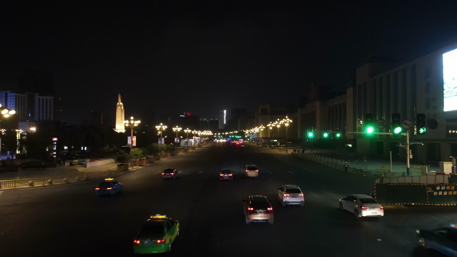 江西南昌城市夜景航拍视频的预览图