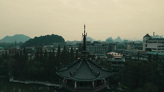 航拍广西桂林城市宣传片视频的预览图