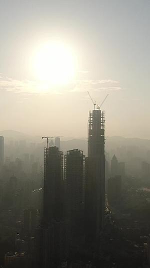 贵阳城市建设竖屏航拍视频的预览图