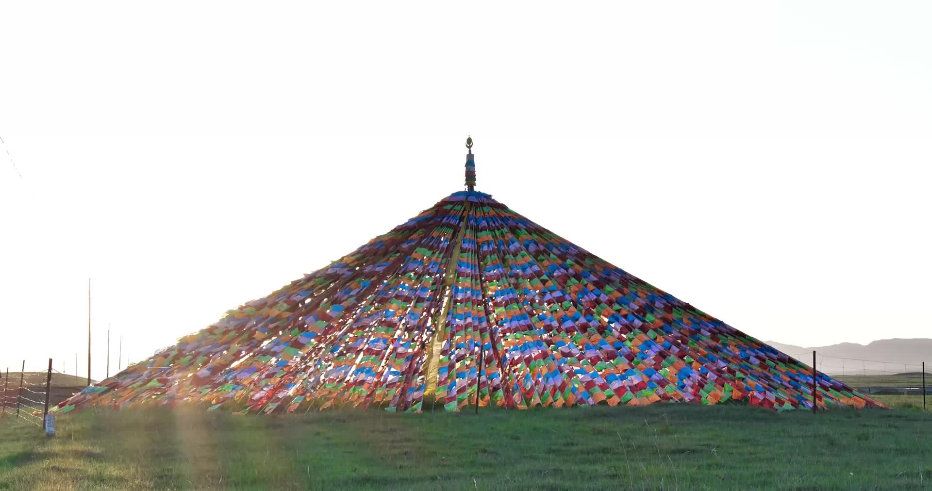藏族经幡旗视频的预览图