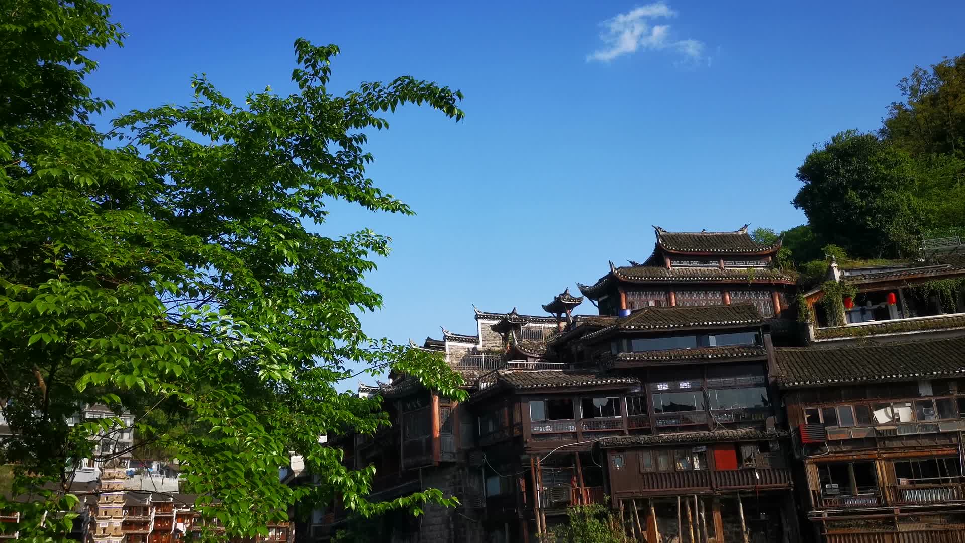 湖南湘西凤凰古城旅游景点视频的预览图