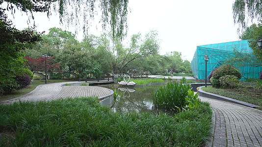 武汉园博园哈尔滨园建筑视频的预览图