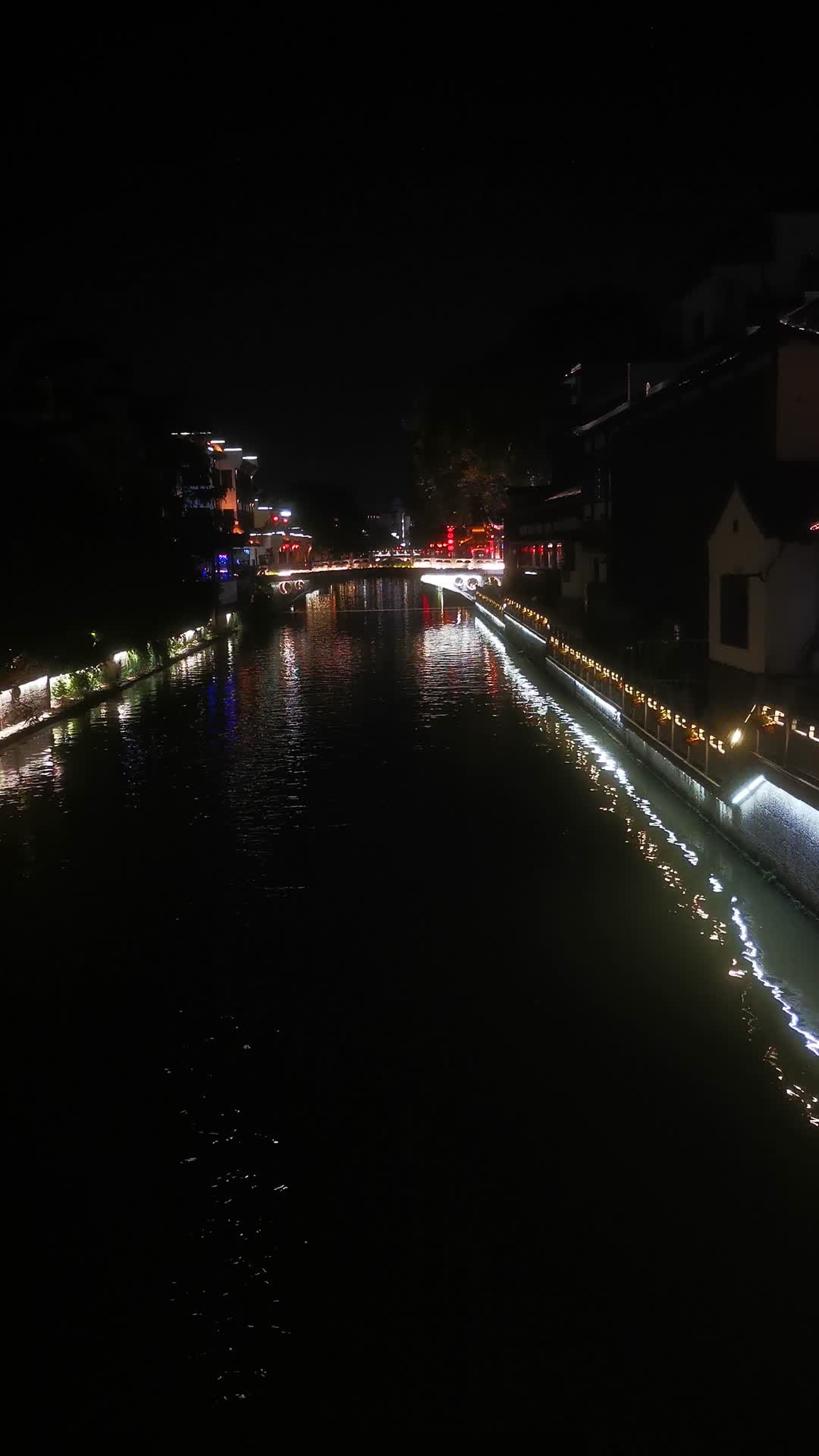 南京秦淮河夜景灯光视频的预览图