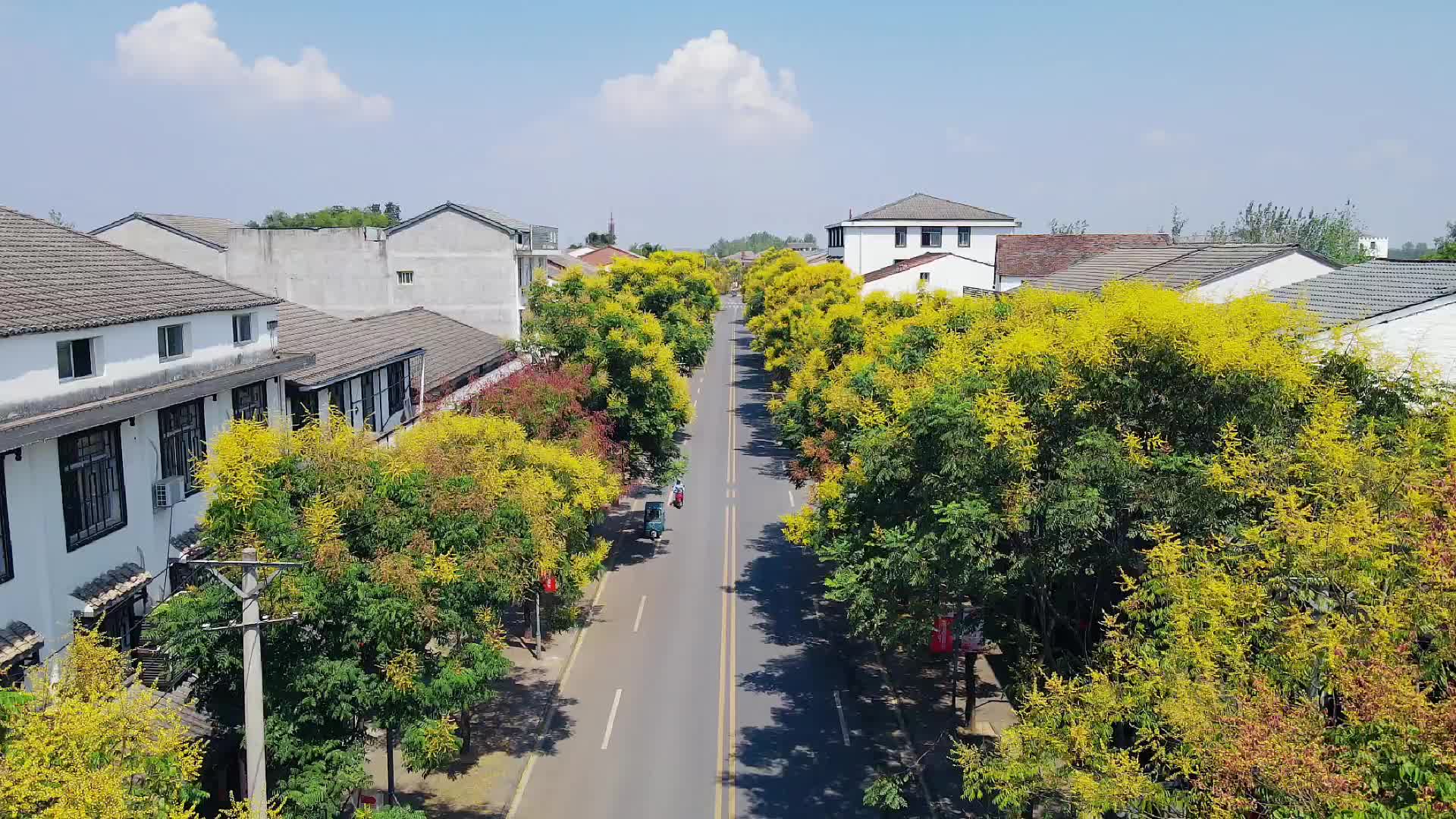 城市空旷交通大道航拍视频的预览图