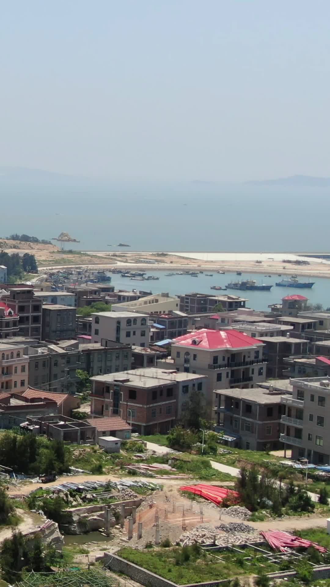 福建湄洲岛5A景区航拍视频的预览图