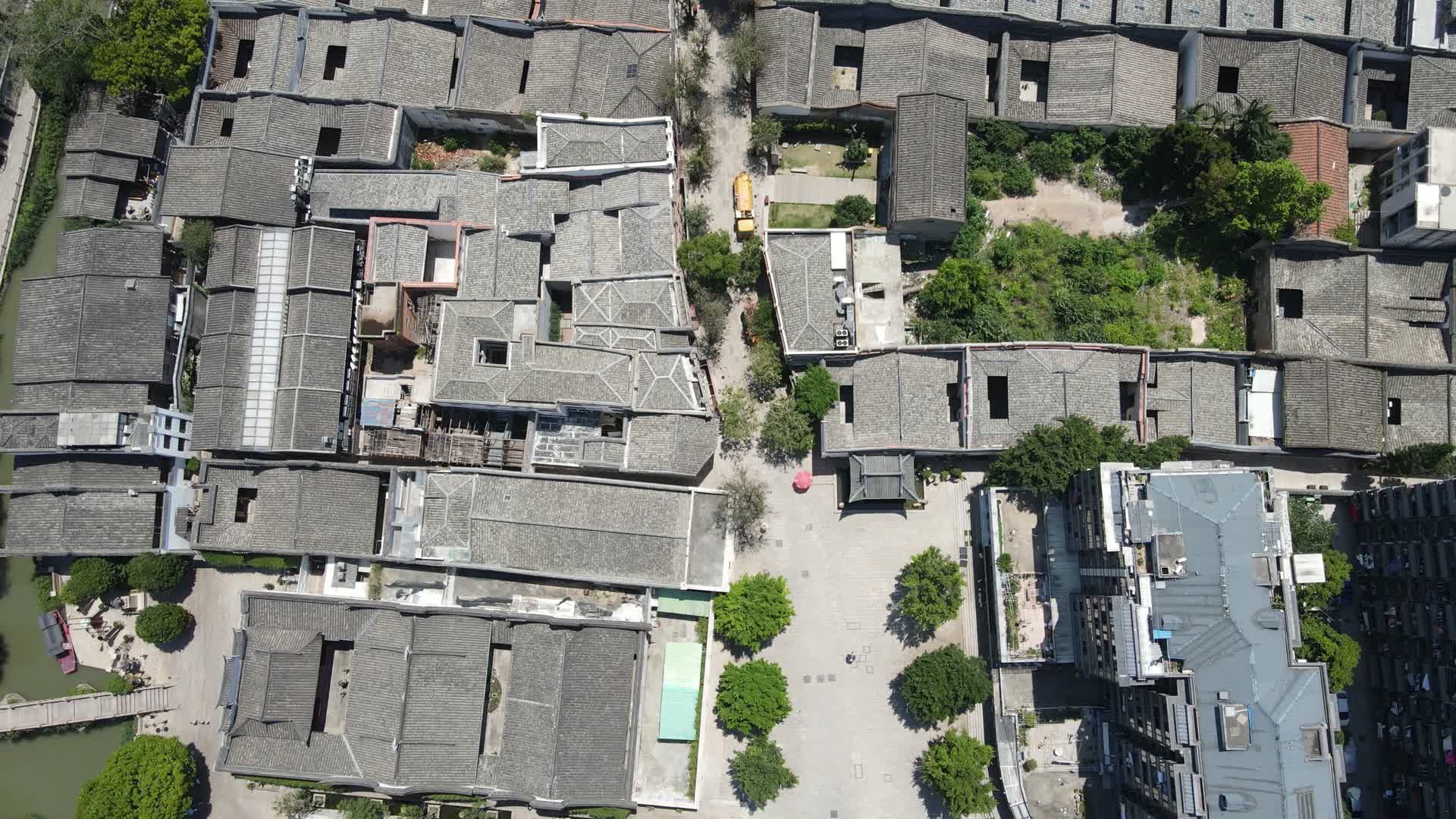 福州上下杭历史文化街区竖屏航拍视频的预览图