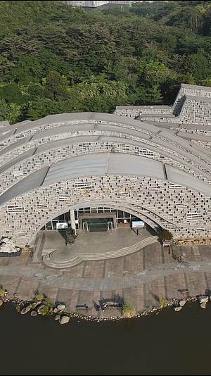 广西柳州奇石博物馆竖屏航拍视频的预览图