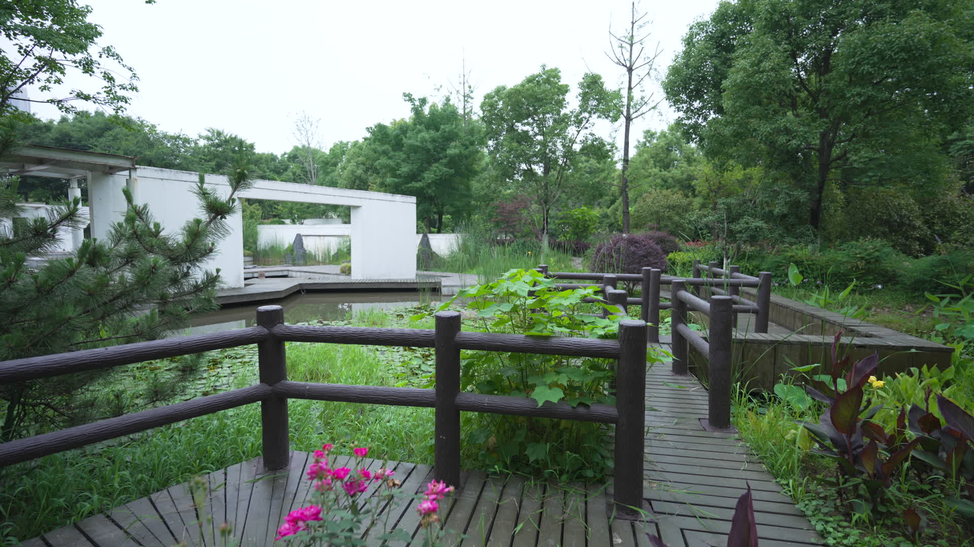 武汉园博园九江园建筑视频的预览图