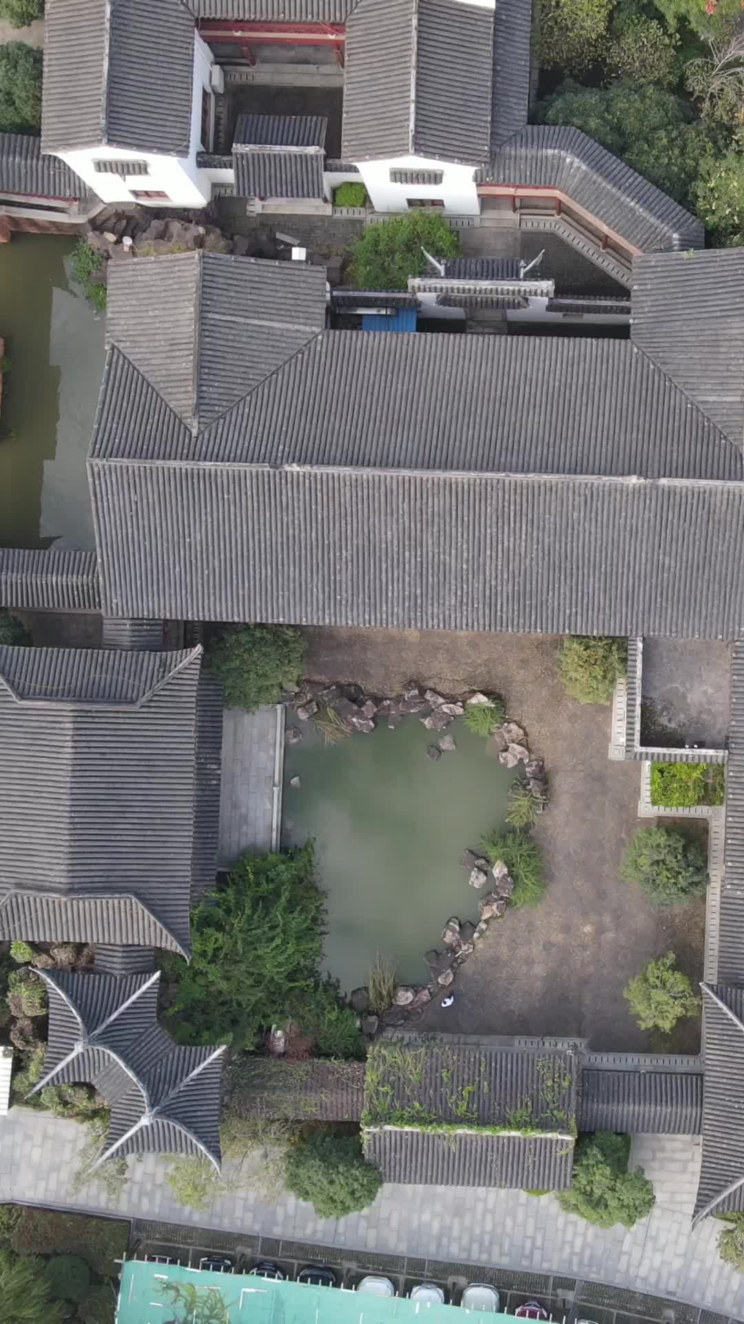 江西南昌八大三人景区竖屏航拍视频的预览图