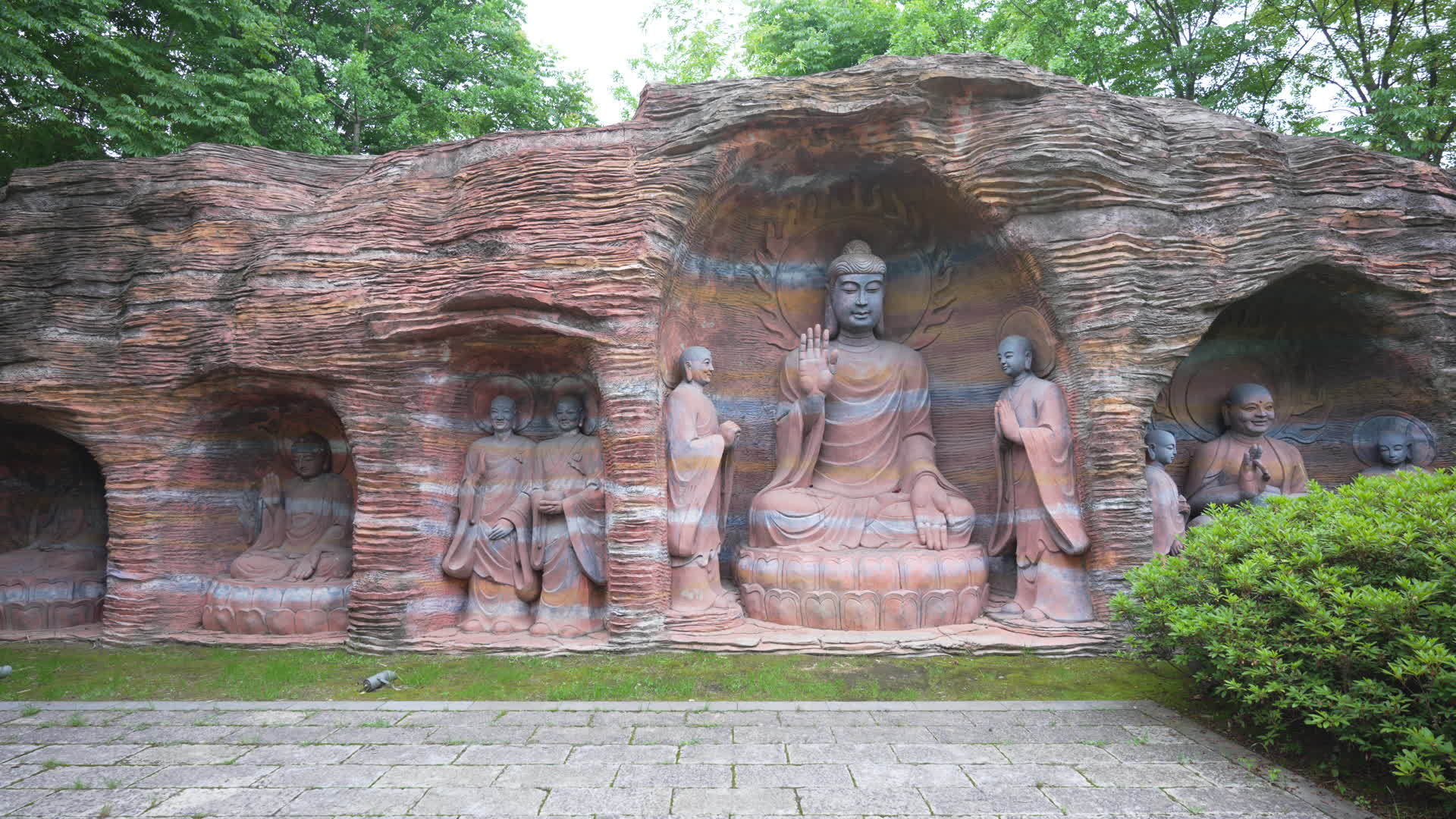 武汉园博园仙佛寺建筑视频的预览图