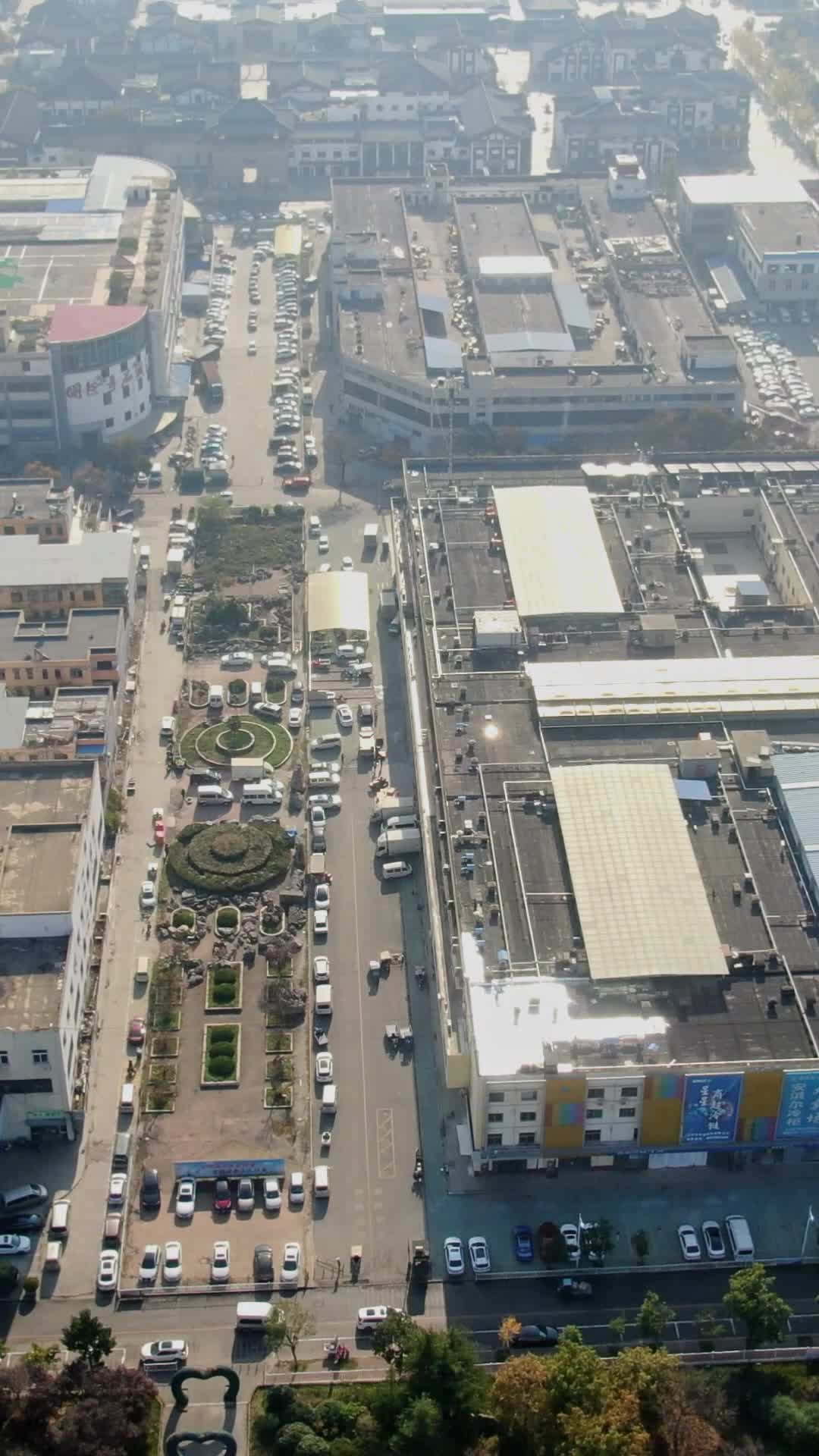 航拍江苏徐州物流中心视频的预览图