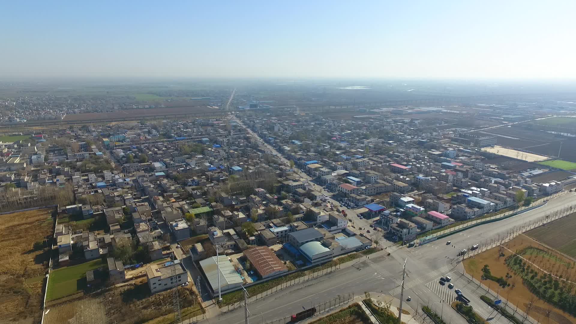 航拍安阳文峰区城区视频的预览图