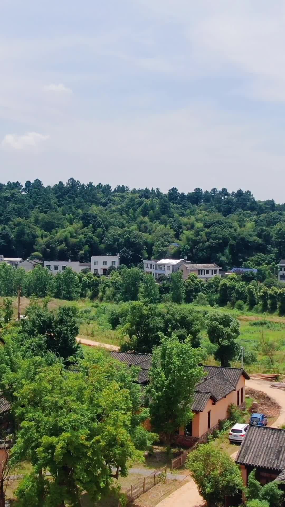 湖南长沙道林古城4A景区竖屏航拍视频的预览图
