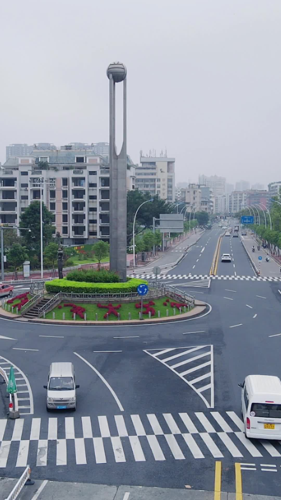 福建漳州城市风光竖屏航拍视频的预览图