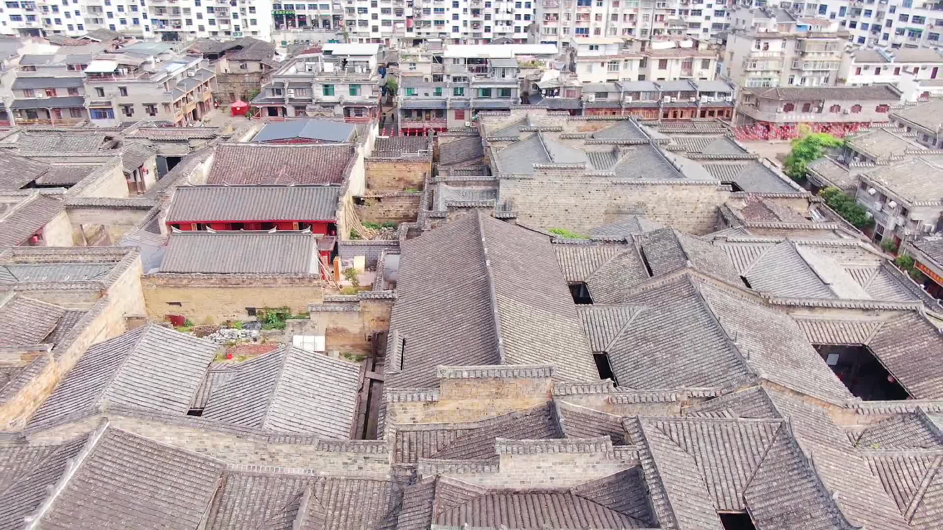 福建泰宁古城航拍视频的预览图