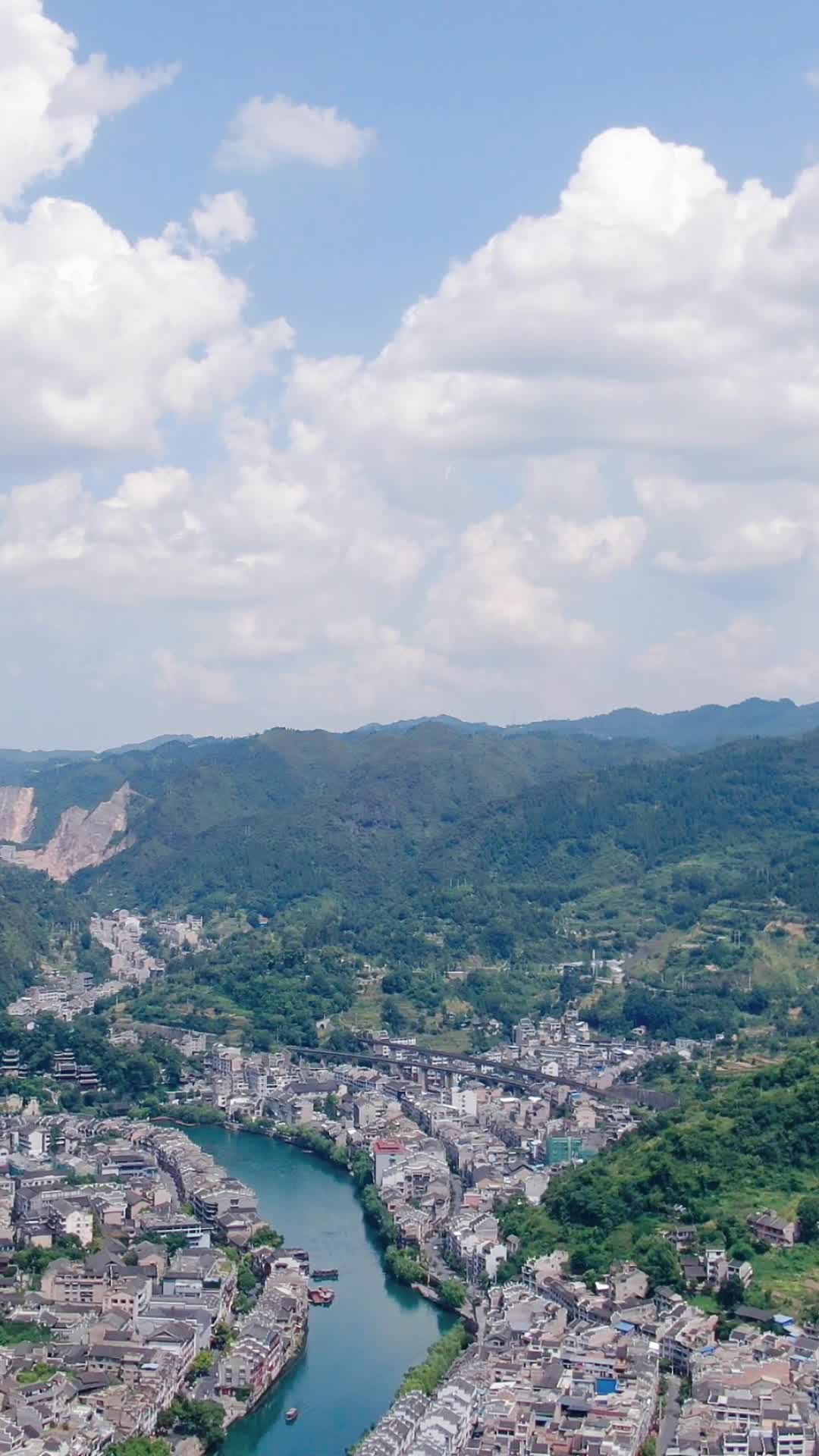贵州黔东南镇远古镇视频的预览图