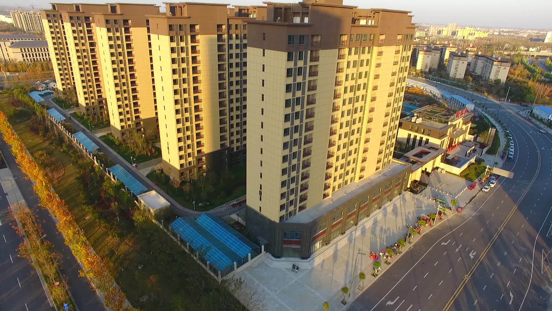 安阳文峰城区航拍视频的预览图