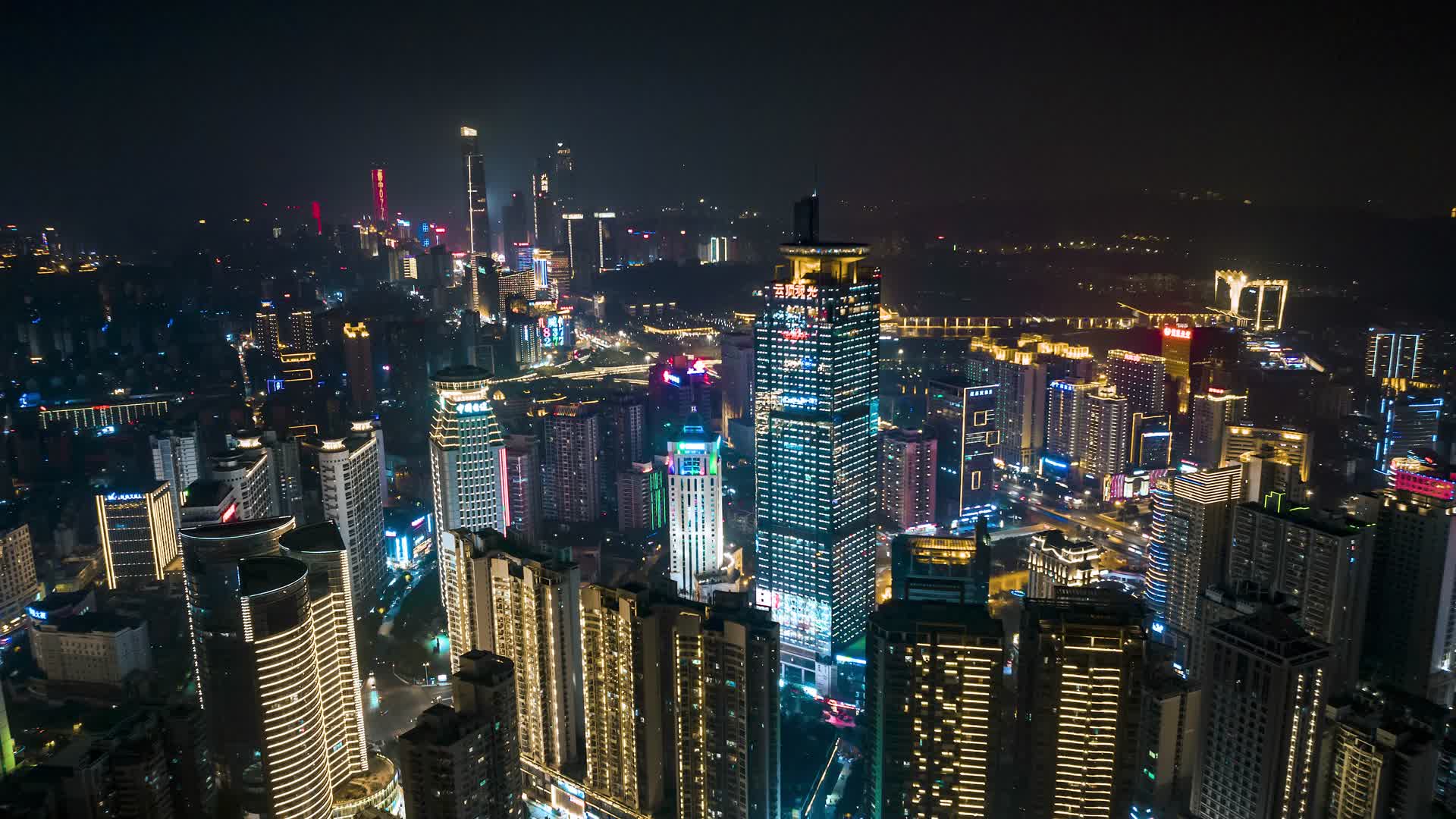 4K航拍广西南宁城市风光视频的预览图