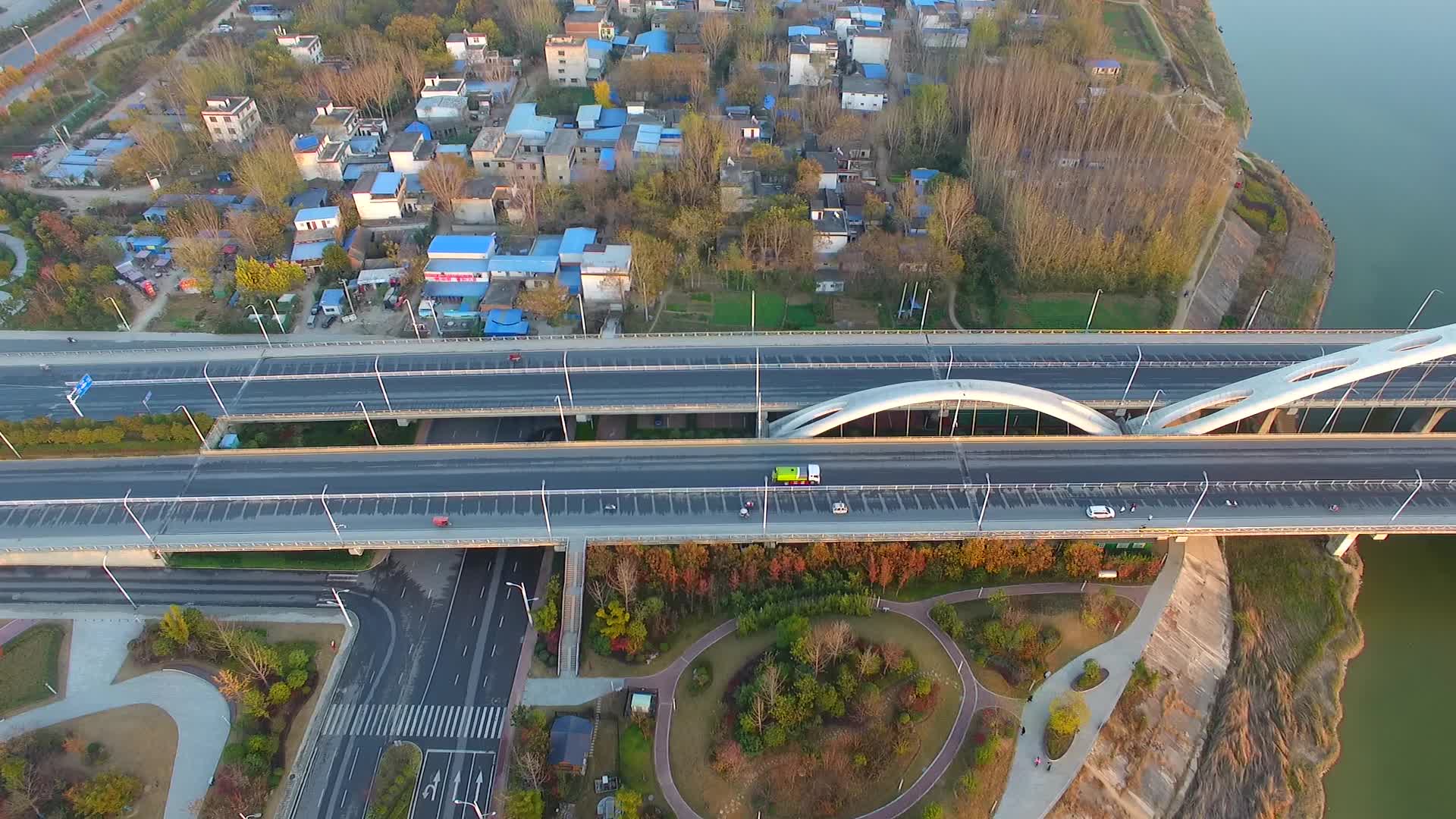 航拍安阳文峰城区视频的预览图