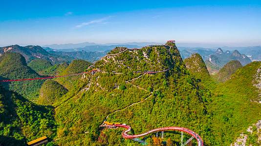4K航拍桂林如意峰景区视频的预览图