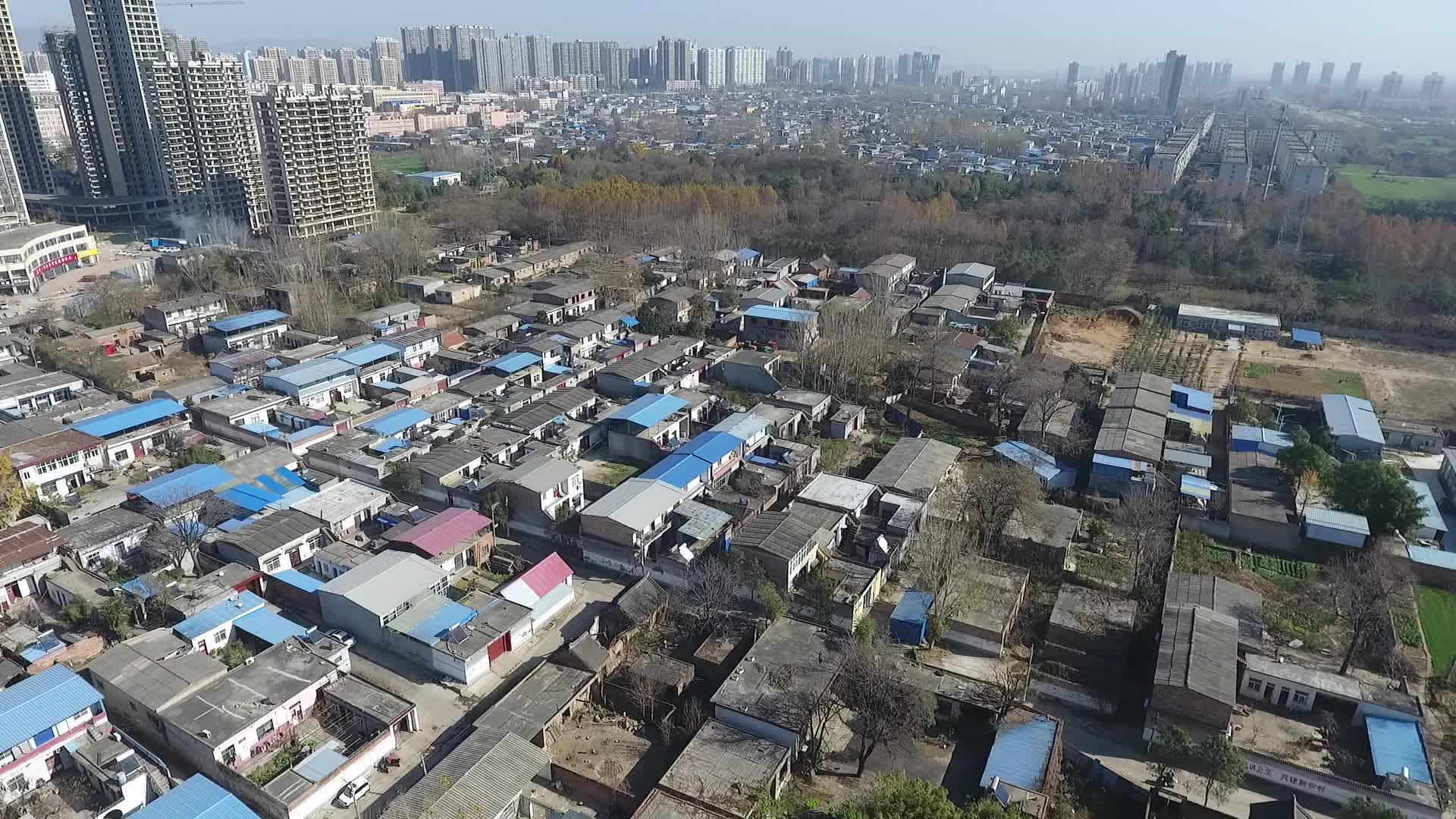 河南安阳城区航拍视频的预览图