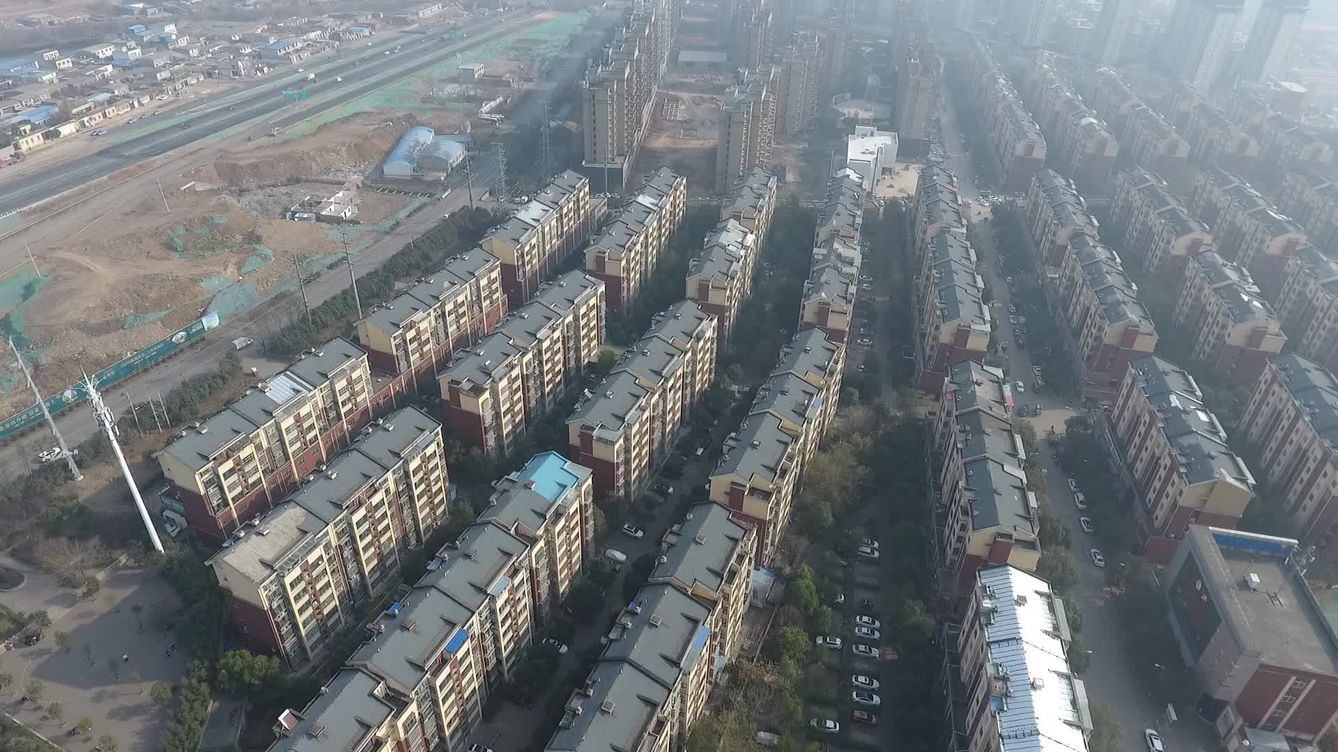 河南平顶山市俯拍视频的预览图
