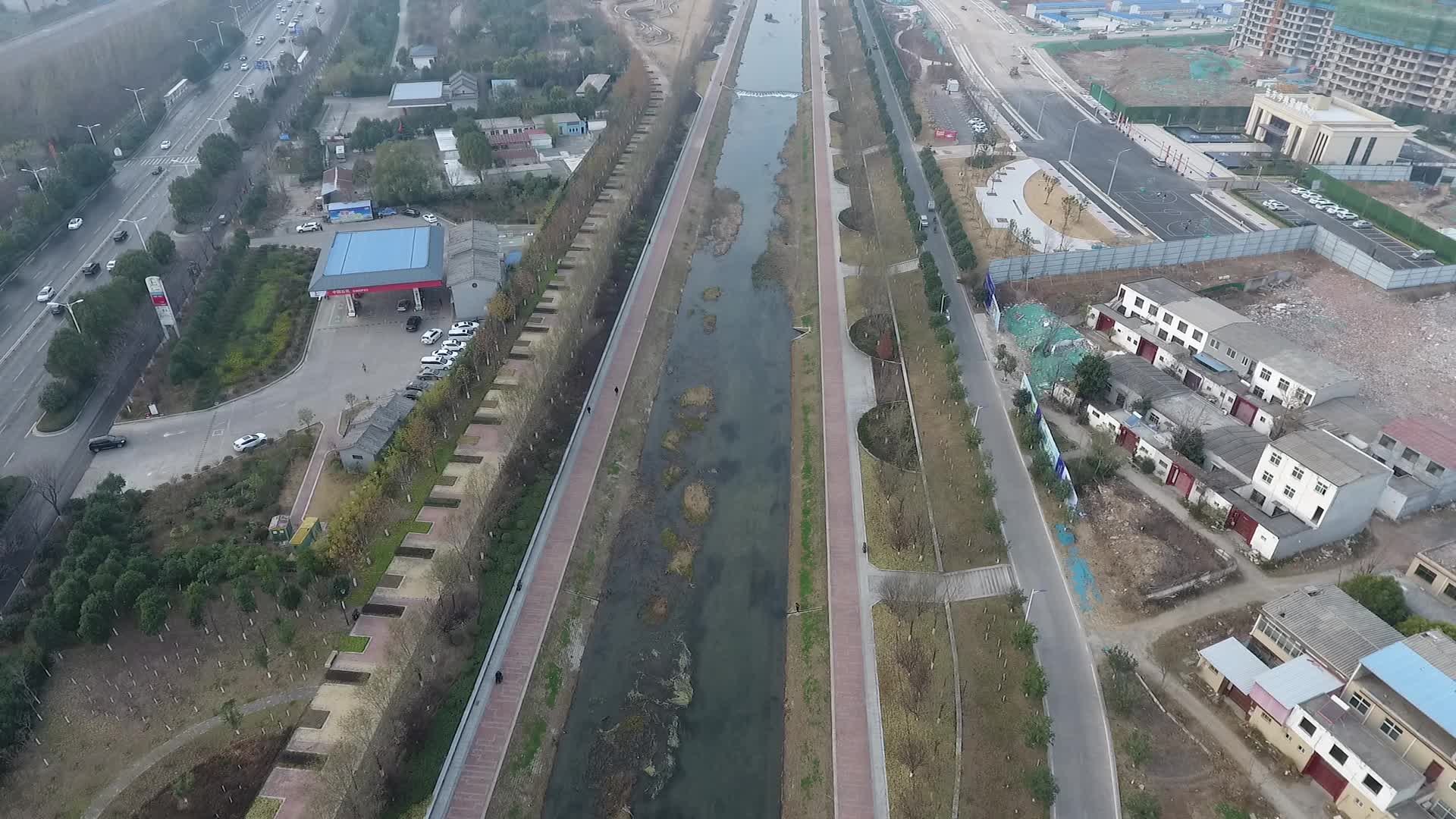 俯拍平顶山市视频视频的预览图