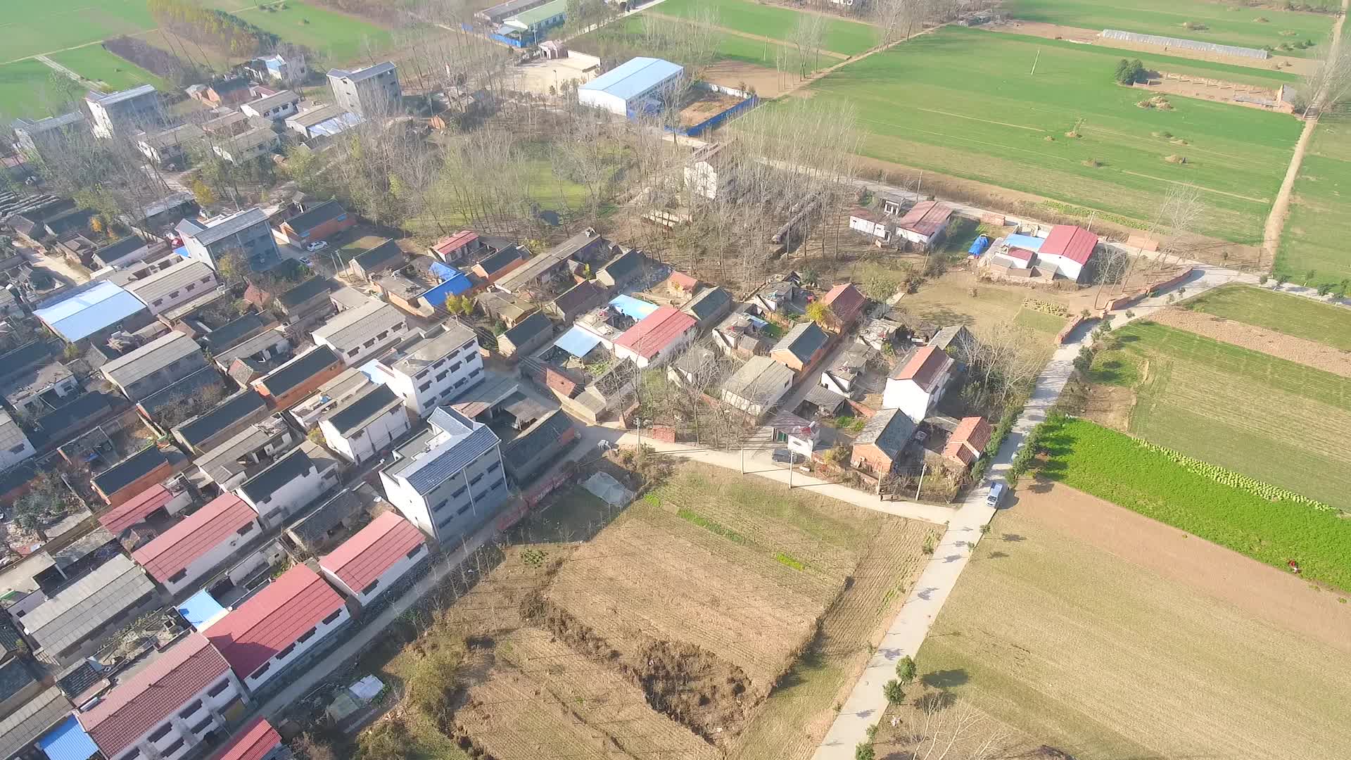 河南周口市西华县航拍视频的预览图