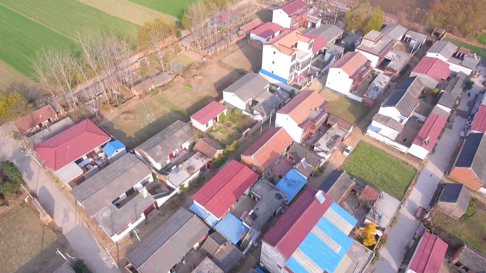 航拍周口市西华县视频的预览图