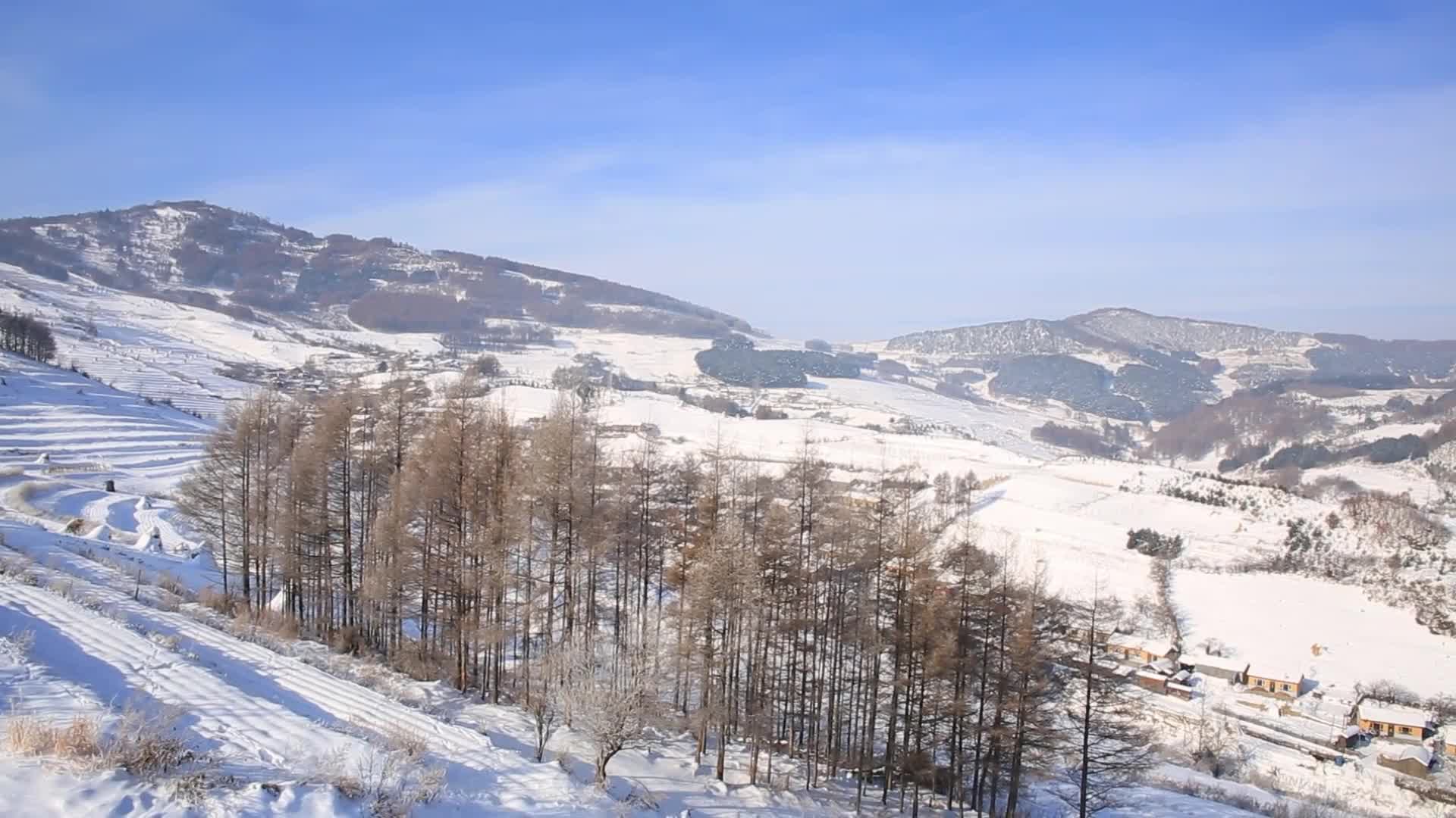 吉林松岭雪村航拍视频的预览图