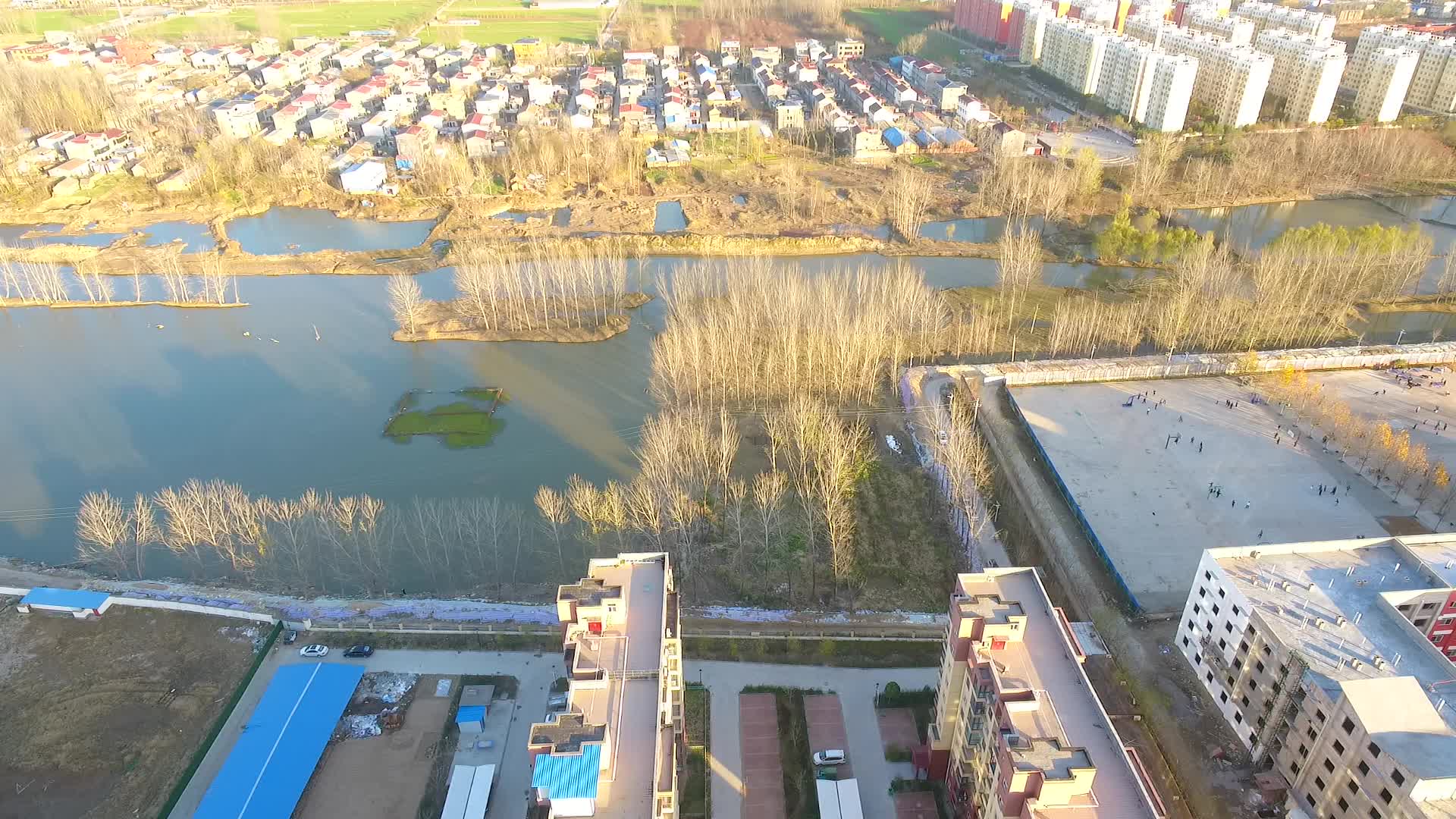 河南周口市西华县航拍视频的预览图