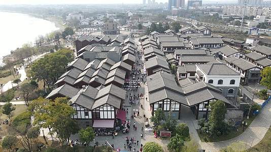 旅游景区湘潭窑湾历史文化街区视频的预览图