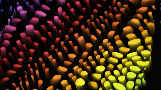 抽象粒子动感流体视觉创意投影视频的预览图