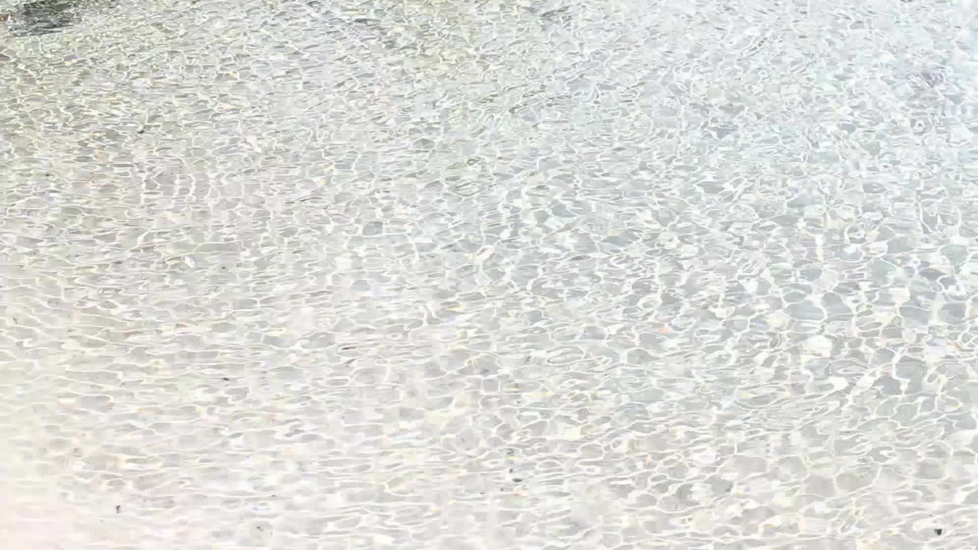 九寨沟平静水面波纹风景空镜视频的预览图