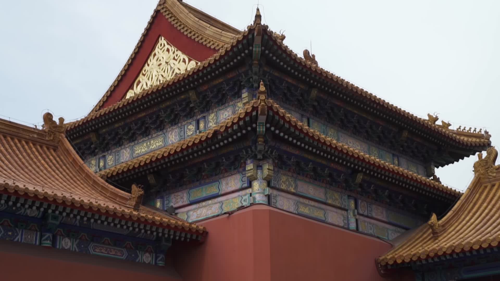 北京故宫紫禁城皇城视频的预览图