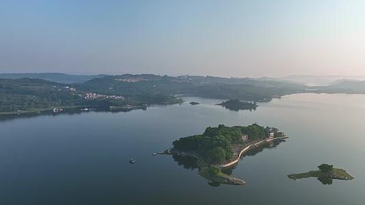 重庆长寿湖景区航拍视频的预览图