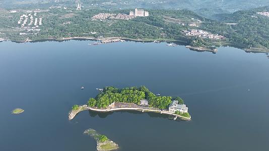 重庆长寿湖景区航拍视频的预览图