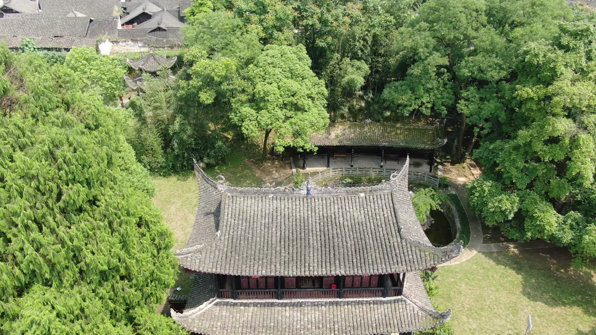 湖南怀化黔阳古城芙蓉楼视频的预览图