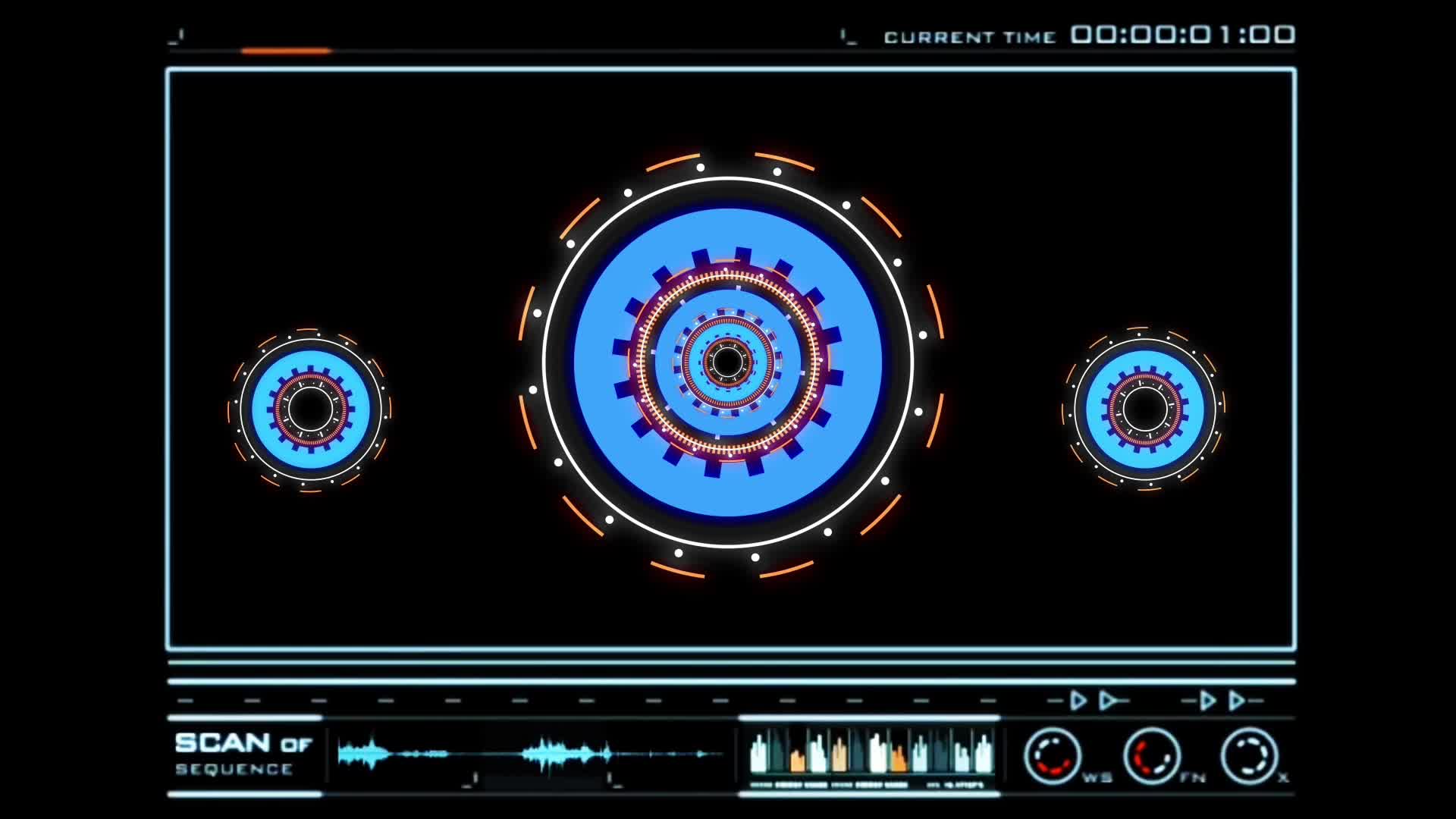 科技环形元素MG动画视频的预览图