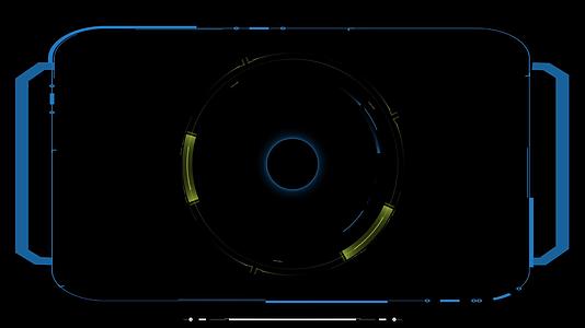 科技环形闪屏MG动画视频的预览图