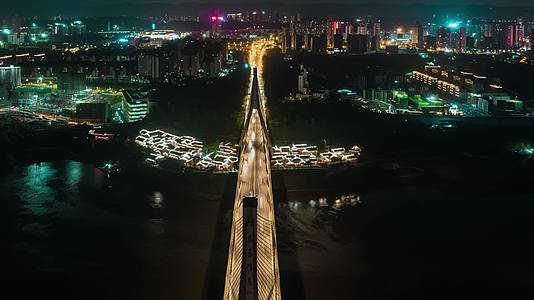 重庆马桑溪大桥航拍延时视频的预览图