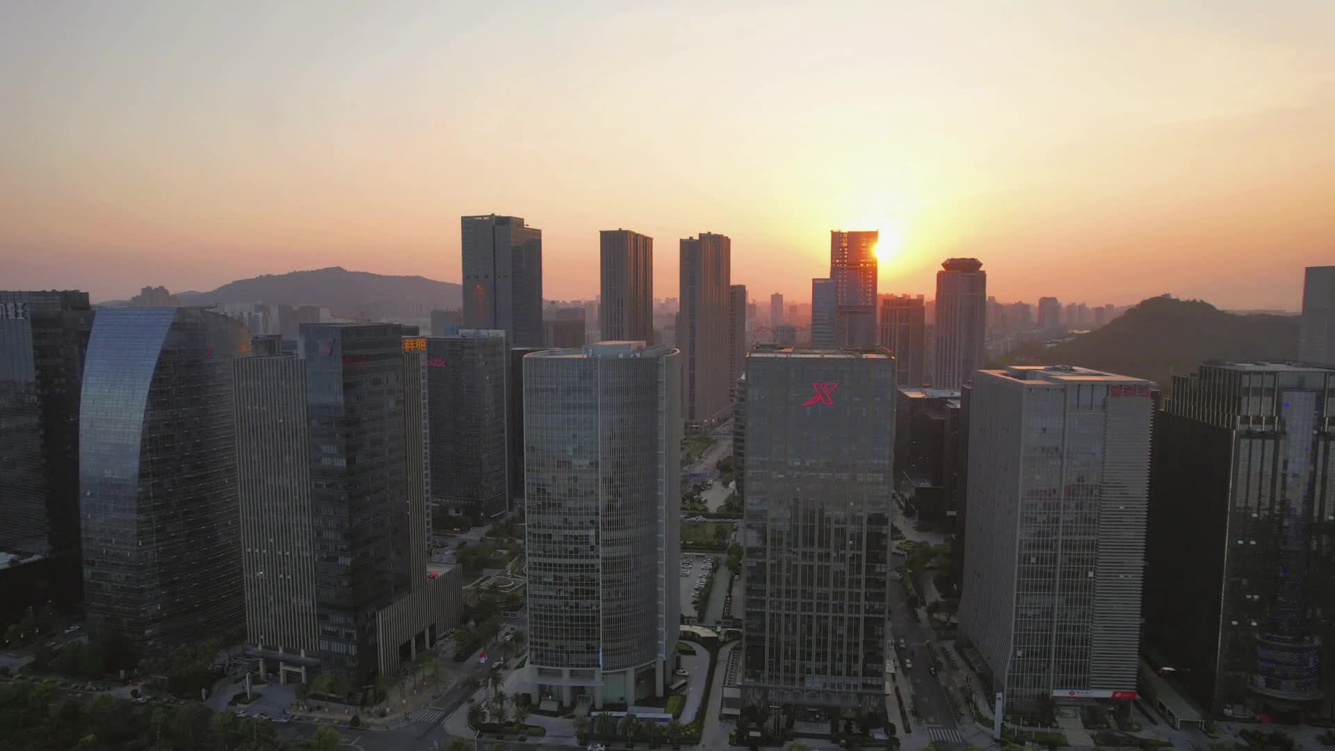 厦门航拍城市建筑风光合集视频的预览图