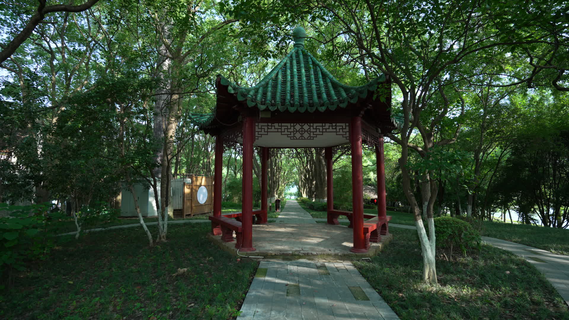 武汉东湖风景区湖北书画院视频的预览图