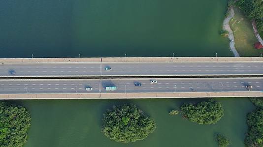 厦门航拍集美杏林湾大桥景观视频的预览图