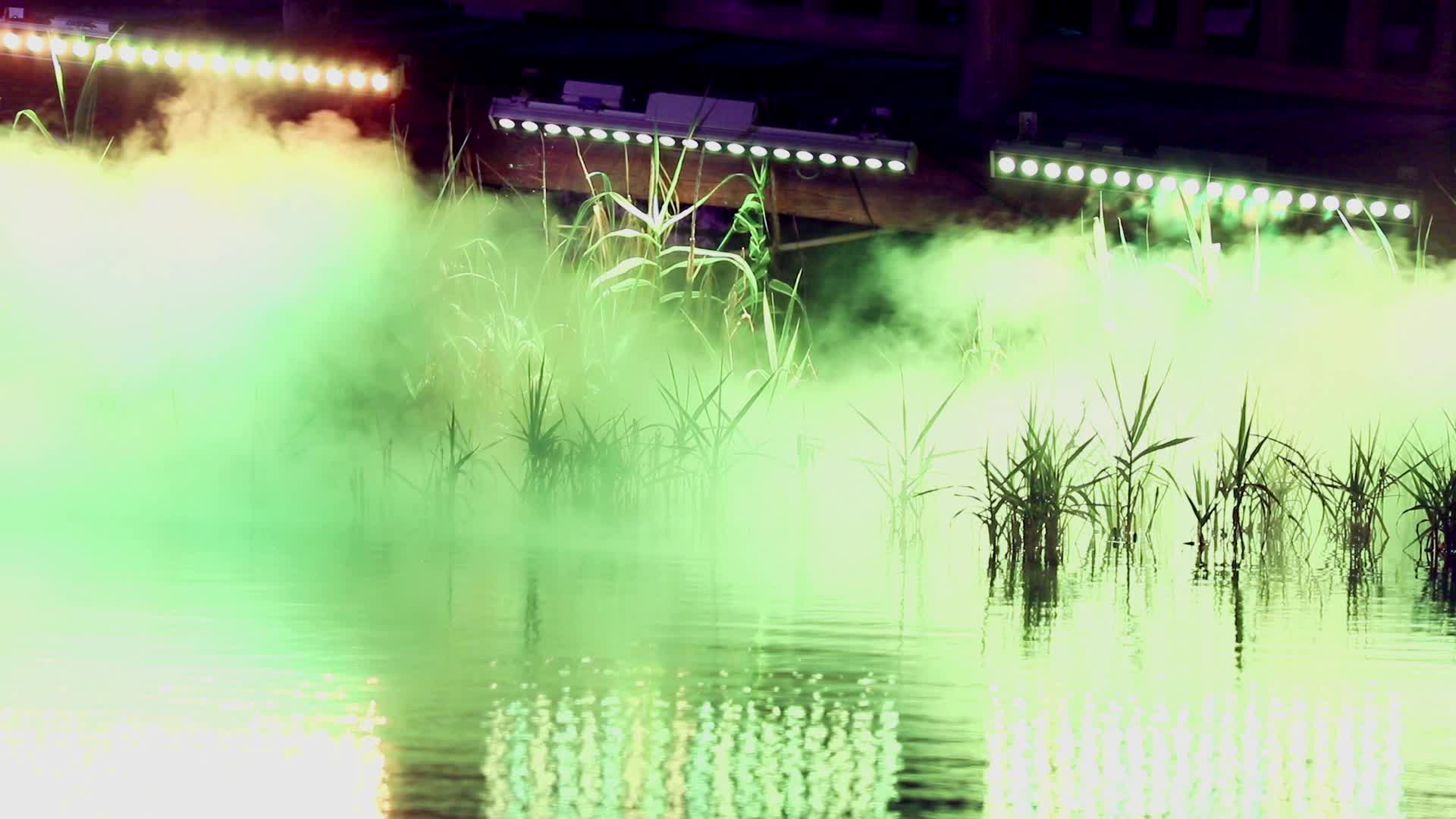 烟雾特效水面光雾视频的预览图