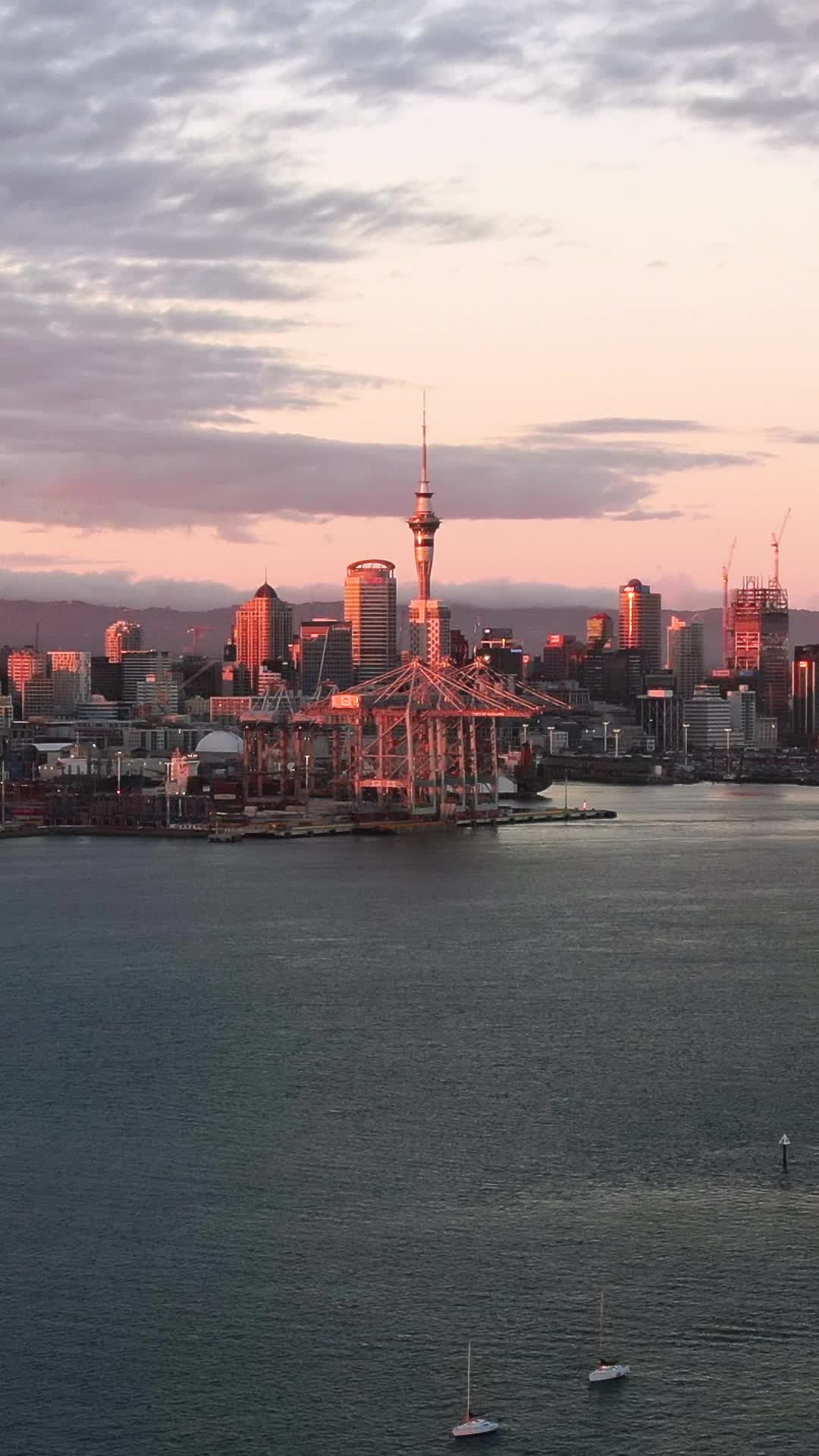 竖屏航拍新西兰风光视频的预览图
